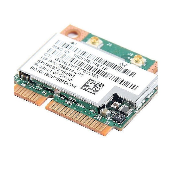 BCM943228HMB WiFi-kort Nätverkskort Dual Band 300Mbps Bluetooth4.0 802.11A/B/G Mini PCI-E Laptop WL