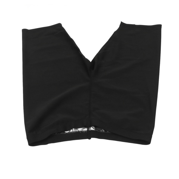 Dame Sauna Shorts Åndbar Stretchy Lady Slankende kompressions-leggings til træning Løb Vandring L/XL