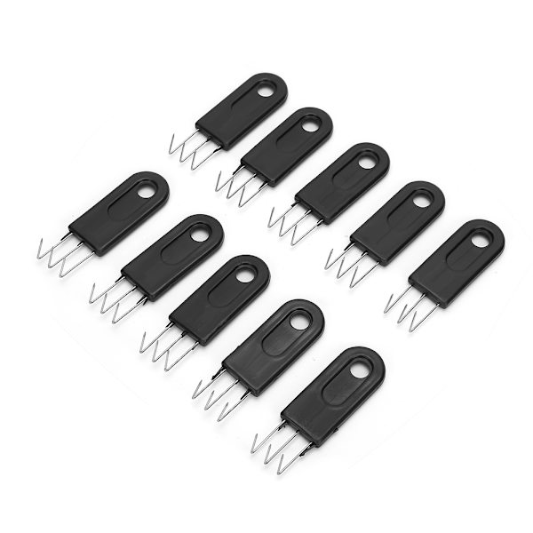 10 st stickmaskin 3-klor krok svart universell 3-klor krok stickmaskin delar