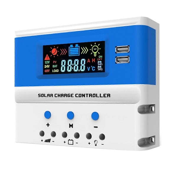 Solar Laddningsregulator PWM 30A 12V 24V Auto PV Regulator