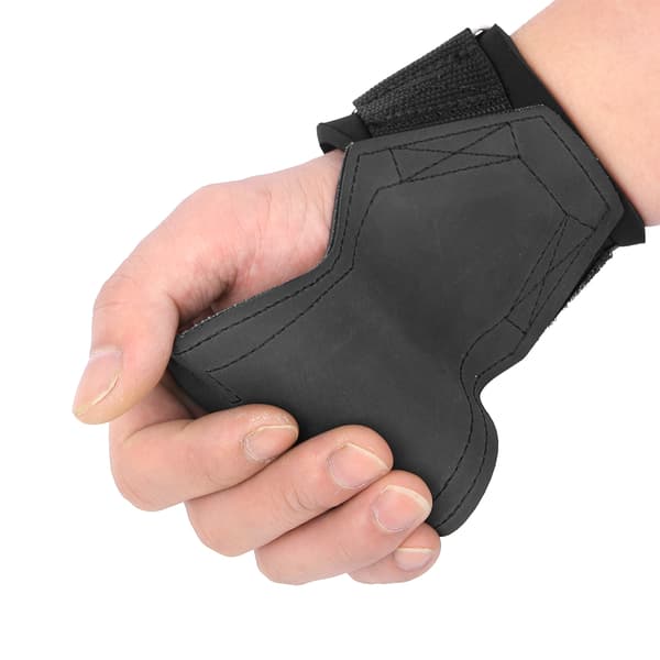Gummi Anti-skli Treningshansker Grep Pull Up Trening Manual Vektløfting Grepsputer (M)