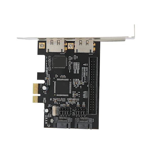 Adapterkort PCIe till SATA ESATA IDE PCB Network Converter Datorhårdvara med drivrutins-cd