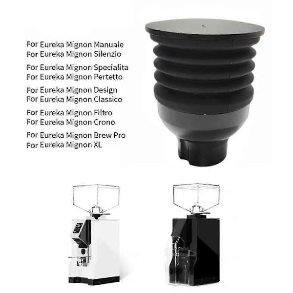 Yhteensopiva Eureka Coffee Beans Grinder -kahvimyllyn yhden annoksen suppilon ja paljeiden kanssa, kahvimyllyn papusäiliön puhdistus