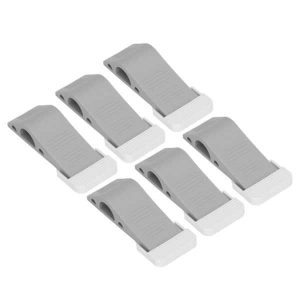 Meluton harmaa oven set - 6 kpl, helppo asennus, TPR-materiaali, kompakti muotoilu kotiin