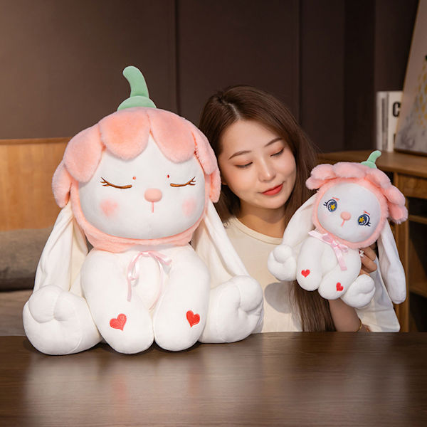 Plysj leker Petal Rabbit utstoppet fluffy dukke søt myk dukke feriegaver for barn voksne