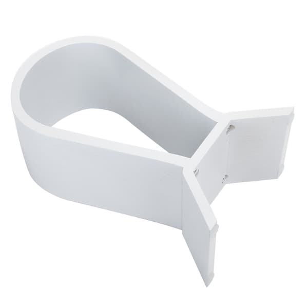 Hörlurshållare Integrerat böjt displayställ för Bluetooth-headset förvaringstillbehör Vit