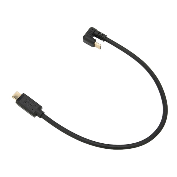 USB-kabel 12 tum USB 3.1 Typ C Hane till Hane 10 Gbps U-typ Armbåge Snabbare Dataöverföring Dataförlängningskabel