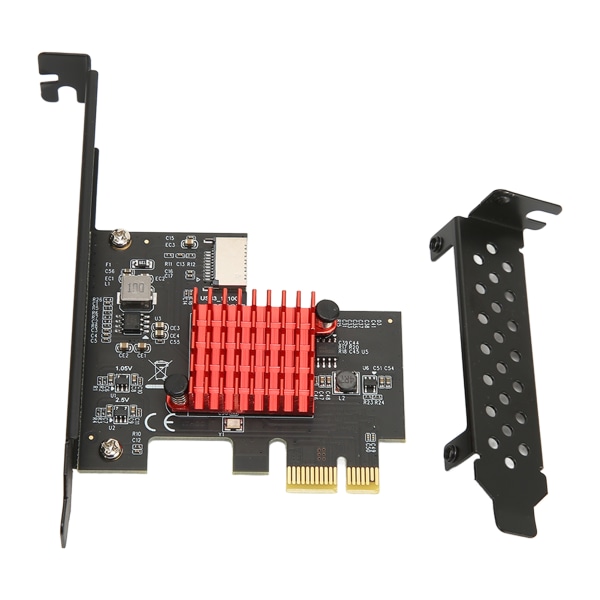 USB3.2 GEN2 Front TYPE E expansionskort 10Gbps Support KEY A TYPE E PCIE 3.0 2X Interface Expansion Card för Win8 för Win10 ASM3142 Main Control