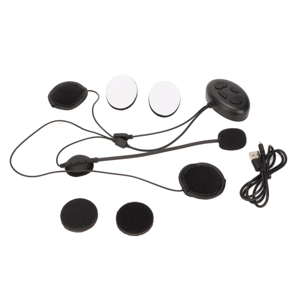Hjälm Bluetooth Headset Clear Calling Motorcykelhjälm Hörlurar med mikrofon för olika motorcykelhjälmar