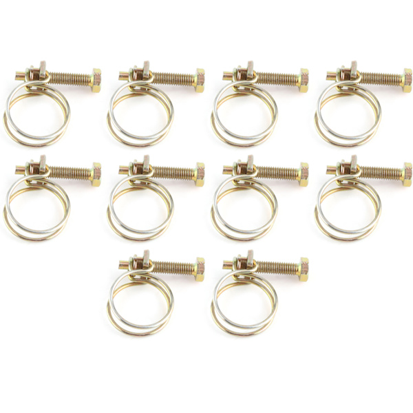 Vandslangeklemme i rustfrit stål Rørklemme bøjle VVS (13 mm-16 mm)