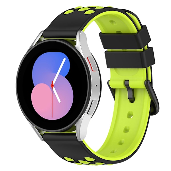 Garmin Venu 2 Plus Venu Sq 2 20mm Blød Silikon Urrem Sort Grøn