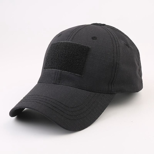 Musta sotilaallinen taktinen cap ulkona armeijan hattu metsästyslippikselle