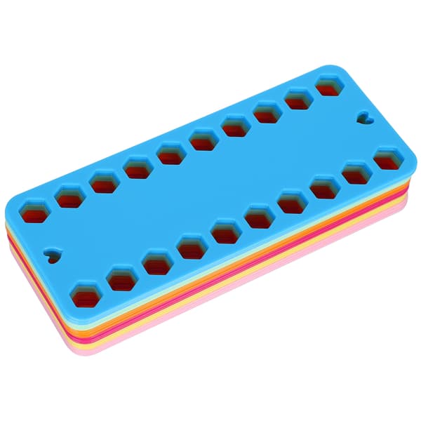 18 stk. Korsstingstråd Organizer 20 huller Farve Plast Floss Bobbin Viklebræt