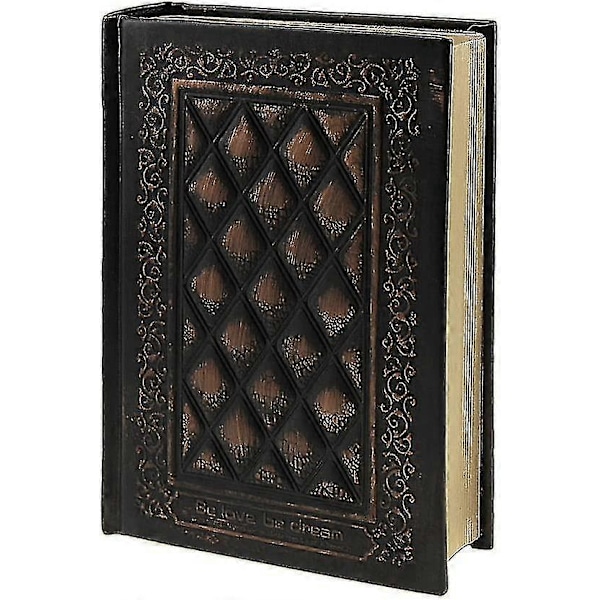 Retro Vintage Præget Læder Guld Hard Cover Bibel Notesbog Personlig Dagbog Bronze Hardcover Blank Rejse Journal Note Memo Skitsebog Notesblok Skrivning