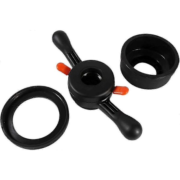 Däckbytesverktyg, 36mm snabbkopplingsnav vingmutter hjulbalanserare däckbytesverktyg (delning 3mm)