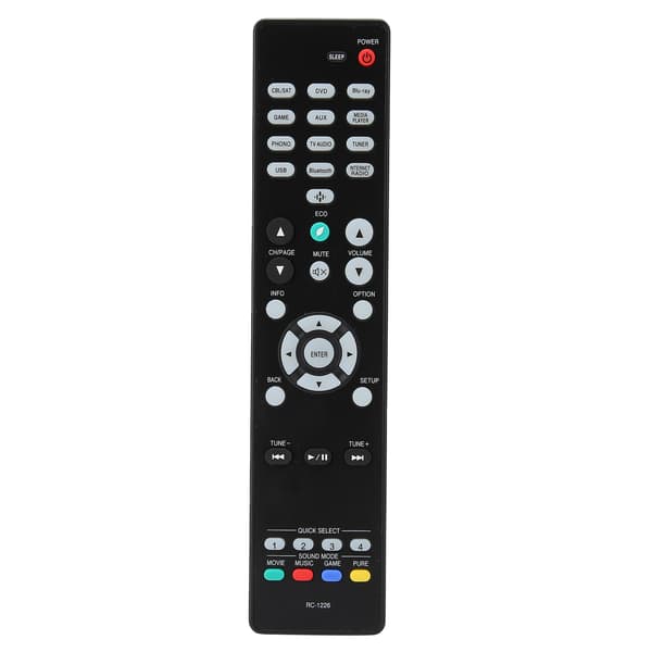 RC1226 Fjernkontroll Erstatningsdel Passer for DENON AVRS650H AV Receiver System