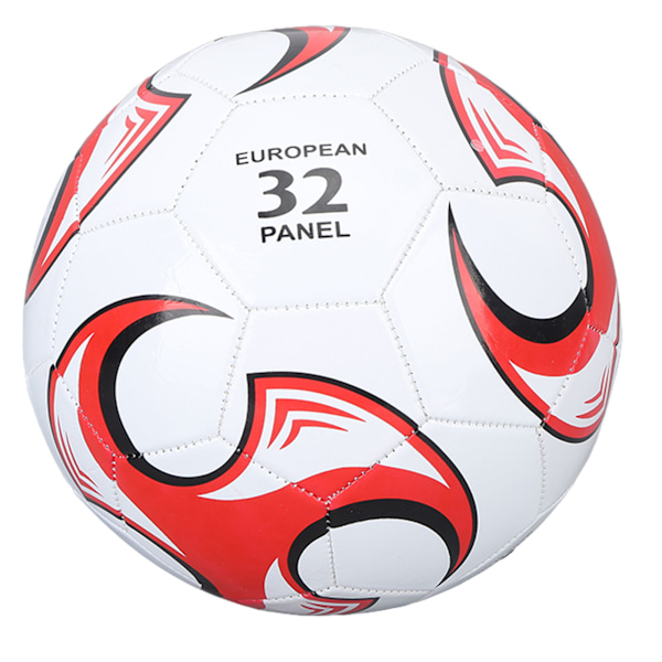 Size 5 Soccer Ball PVC for Competitions Training Exams Official Indoor Outdoor Play Red