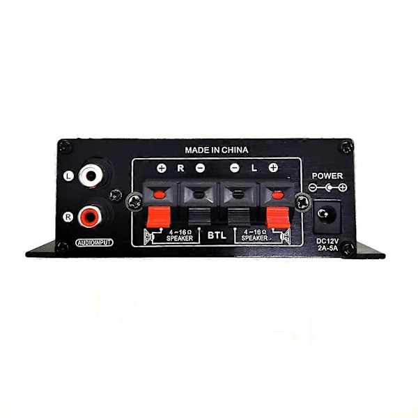 Mini Stereo Forstærker Dc12V Dual Channel Hi-Fi Audio Afspiller
