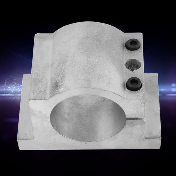 Spindelmotorfäste i gjuten aluminium för CNC-gravyrmaskin (65 mm)