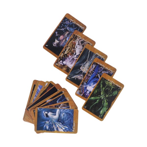 Coated Paper Tarot Cards Divination Playing Cards Interaction Board Game Card English Version