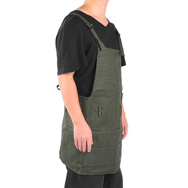 Måla Keramik Förkläde Vuxen Canvas Ritning Förkläde Konstnär Work Accessory med ficka