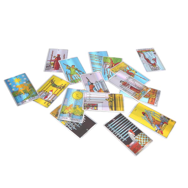 Ljus färg ödesdivination kort framtidsberättande tarotkort vägledning ödesbordsspel present