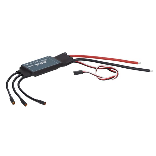 80A Børsteløs ESC 2-6S Elektrisk Hastighedsregulator med 5V 5A BEC til RC Fly Drone Helikopter Model