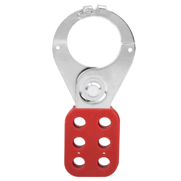 Lockout Hasp Steel Multiplayer Management Lås 6-håls förregling 1,5 tum inre käftdiameter