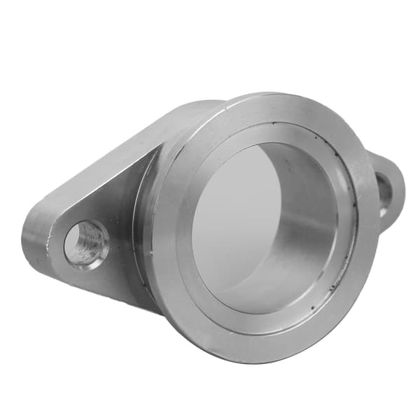 Flensadapter turbinventil til 2-bolts flensmanifoldbeslag passer til de fleste 38 mm V-bånds wastegate (MVS)