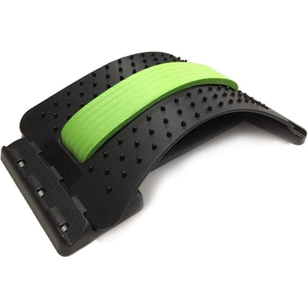 Magic Back Stretcher Lumbalt Stöd Stretching Device Hållningskorrigerare Akupunktur Massager