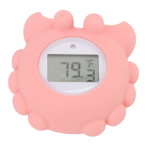 Babybadekartermometer Krabbe Badeleke Elektronisk Vanntemperaturmåler for Mamma Nyfødt Spedbarn