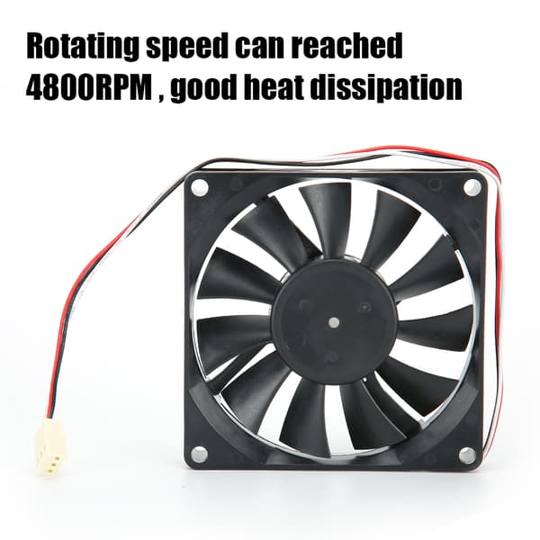 Køleventilator til Mainframe Box - 8cm, 24V, 0.26A, 4800RPM