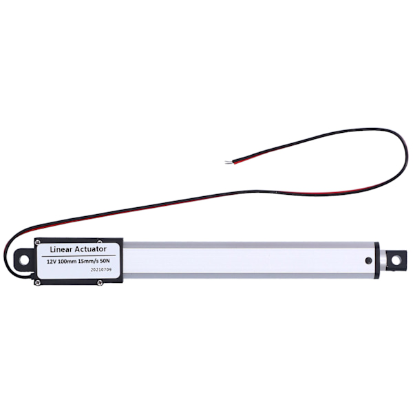 Lineær aktuator DC 12V 100mm Intern grænseafbryder Lav støj Elektrisk mini lineær aktuator til industrielt landbrug 15mm/s-50N