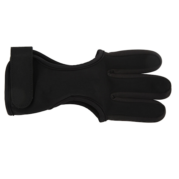 Bue Arrow Finger Guard Konkurrence Bueskydning 3 Fingers Handske Justerbar Traditionelt JagtværktøjM