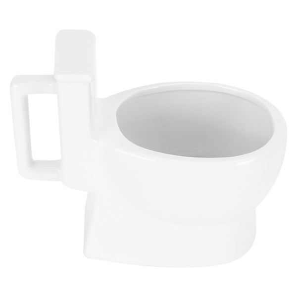 301-400 ml toalettmugg i keramik, rolig kaffekopp med handtag, personlig present till vänner