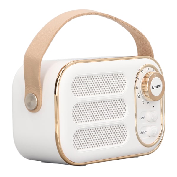 Mini Bluetooth-högtalare trådlös handhållen snodd design retro liten bärbar Bluetooth-högtalare för hem bil