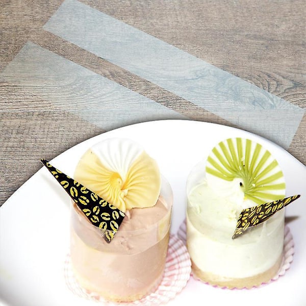 Kirkas asetyyli kakkukaula rulla mousse- ja leivonnaiskoristeluun