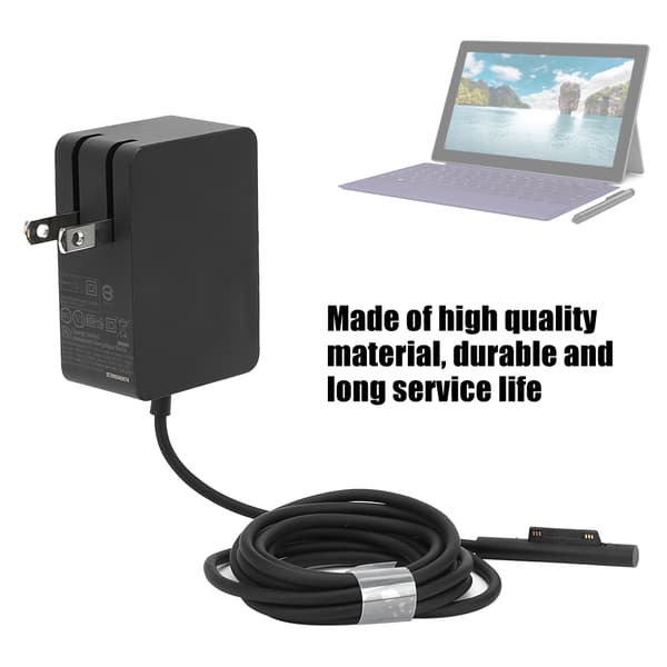 Strömadapter till bärbar dator, tillbehör som passar Microsoft 24W 16V 1.5A US-kontakt 100‑240V