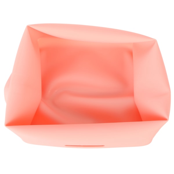 Liten silikonform for langsom komfyr, gjenbrukbar, lekkasjesikker, oppvaskmaskinsikker, enkel å rengjøre, rosa