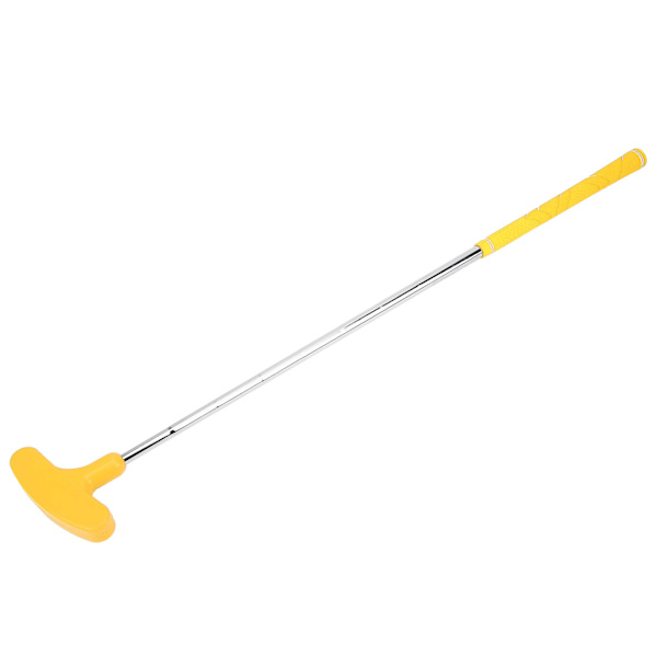 27 tuuman Mini Two Way Golf Putter Sisäharjoittelu Pehmeä Kumipää Putter Lapsille Keltainen
