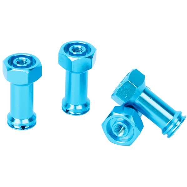 Metalhjul Hex Nav Forlænger Adapter Forlænger Kombiner til RC Modelbil (lyseblå)