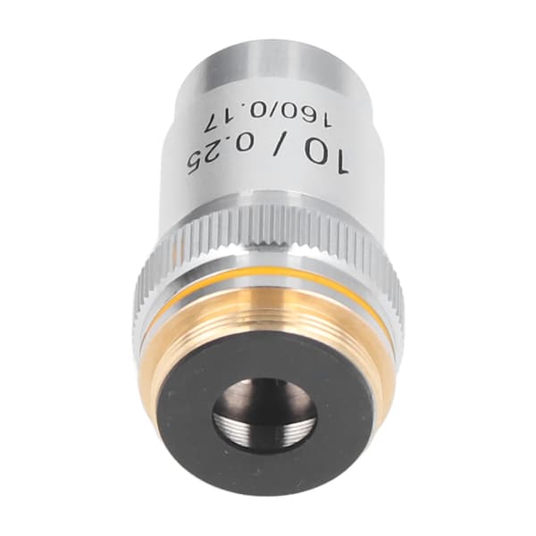 195 Akromatisk objektivlinse 10X Forstørrelse Højtydende mikroskoplæse 20,2 mm interface