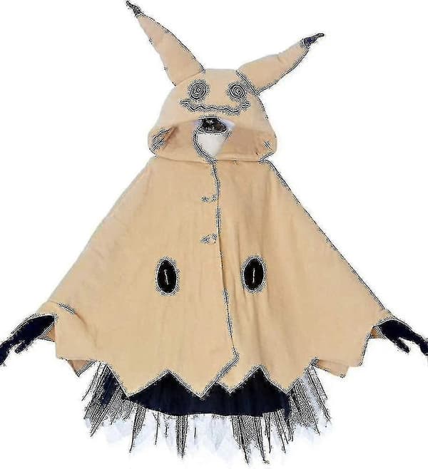 Miccostumes Dame Mimikyu Kappe med Nederdel Bælte Handsker_y 1X 2X