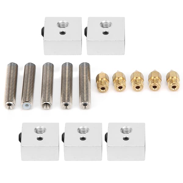 Aluminium Värmeblock för Makerbot MK8 Hot End 3D-skrivarmunstycke Halsrörstillbehör