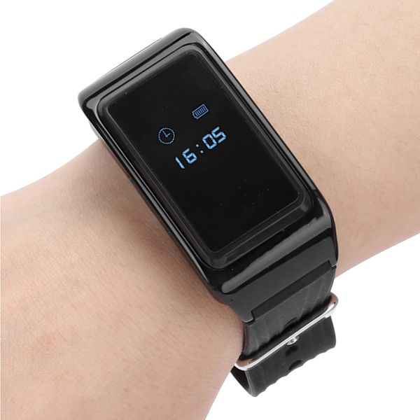 D6 1080P Röstinspelning Smart Armband Klocka Bärbar Kamera Recorder Smartband 16 GB