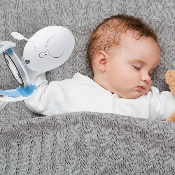 Universell 360° roterande babymonitorhållare med halkfri förstärkningsplatta