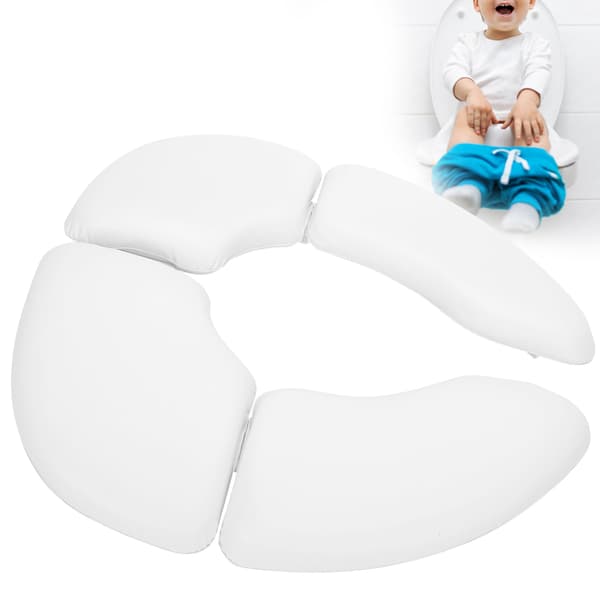 Baby Toalett Sittdyna Barn Bärbar Hopfällbar Potträning Sits Urinaldyna Vit