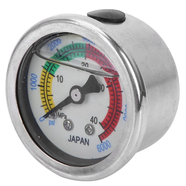 0-6000PSI 0-40MPa Air Pump Pressure Gauge Diving Equippment Manometer Measure