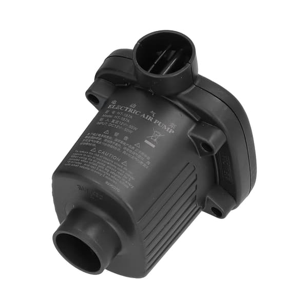 Luftpump DC12V 50W 2 Funktionella Munstycken Lättviktig Inflatorpump för Gummibåt