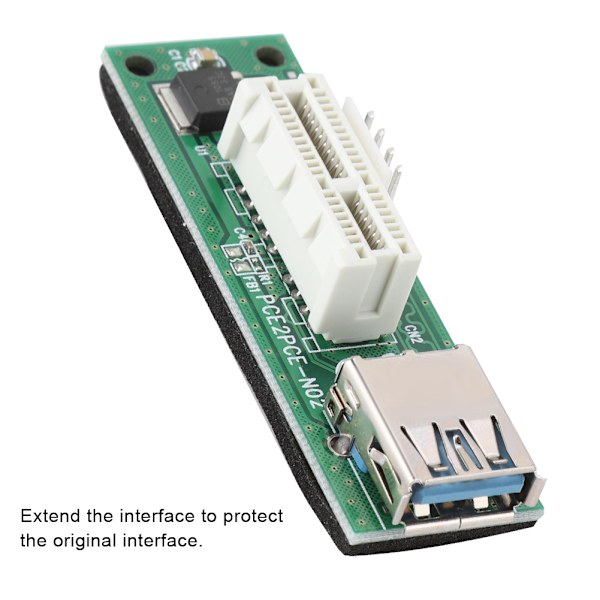 PCI-E Express 1x till 16x Mining Extender Riser-kort med USB-kabel